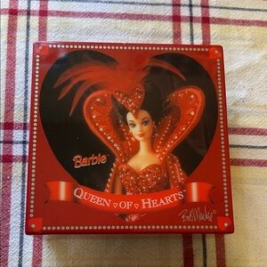 Bob Mackie Barbie Queen of Hearts Red Collectible Box